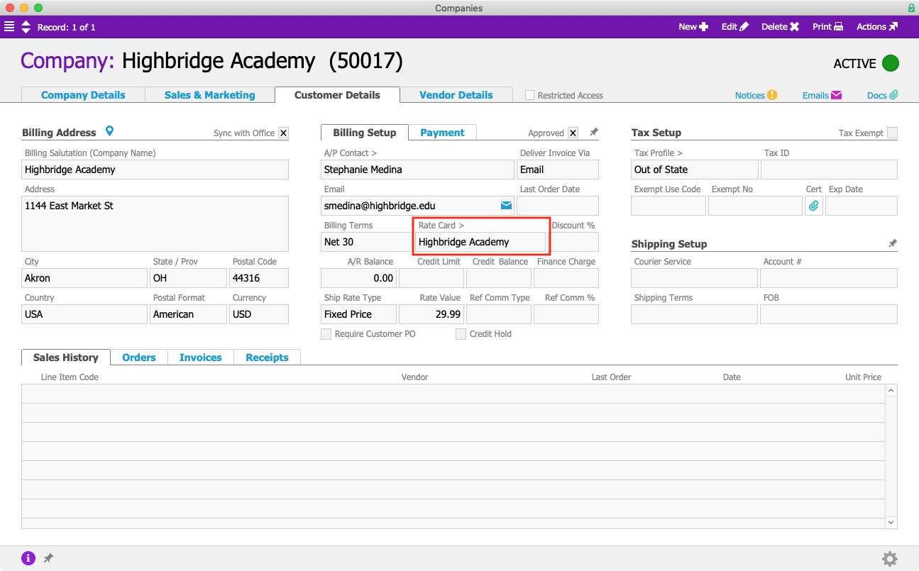 Highbridge Company Record Annotated